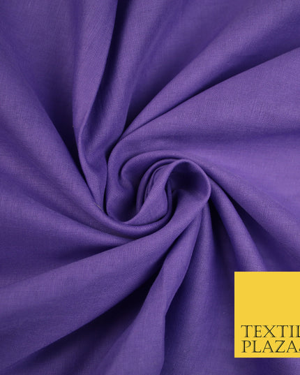 LIGHT PURPLE - Full Voile 100% COTTON RUBIA Fabric Turban Sikh Dastaar Pagh Patka 3M - 5M - 6M - 7M 8115