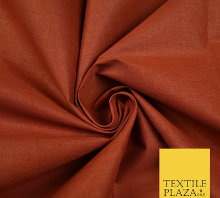 LIGHT RUST ORANGE - Full Voile 100% COTTON RUBIA Fabric Turban Sikh Dastaar Pagh Patka 3M - 5M - 6M - 7M 8165