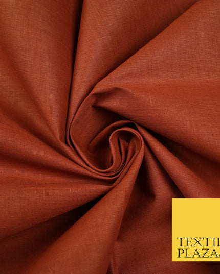 LIGHT RUST ORANGE - Full Voile 100% COTTON RUBIA Fabric Turban Sikh Dastaar Pagh Patka 3M - 5M - 6M - 7M 8165
