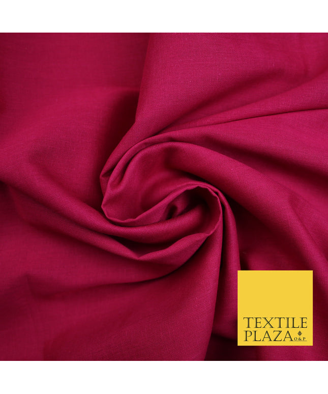 MAGENTA - Full Voile 100% COTTON RUBIA Fabric Turban Sikh Dastaar Pagh Patka 3M - 5M - 6M - 7M 8094