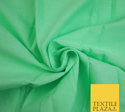 MINT GREEN - Full Voile 100% COTTON RUBIA Fabric Turban Sikh Dastaar Pagh Patka 3M - 5M - 6M - 7M 8137