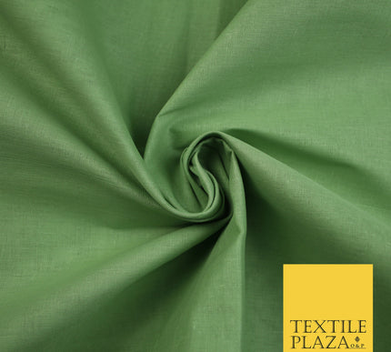 MOSS GREEN - Full Voile 100% COTTON RUBIA Fabric Turban Sikh Dastaar Pagh Patka 3M - 5M - 6M - 7M 8140