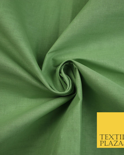 MOSS GREEN - Full Voile 100% COTTON RUBIA Fabric Turban Sikh Dastaar Pagh Patka 3M - 5M - 6M - 7M 8140