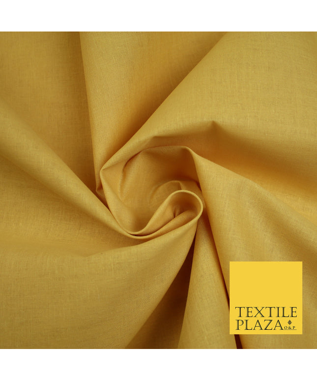 OCHRE GOLD - Full Voile 100% COTTON RUBIA Fabric Turban Sikh Dastaar Pagh Patka 3M - 5M - 6M - 7M 8058