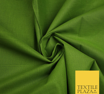 OLIVE GREEN - Full Voile 100% COTTON RUBIA Fabric Turban Sikh Dastaar Pagh Patka 3M - 5M - 6M - 7M 8143