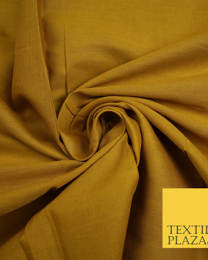 OCHRE - Full Voile 100% COTTON RUBIA Fabric Turban Sikh Dastaar Pagh Patka 3M - 5M - 6M - 7M 8072