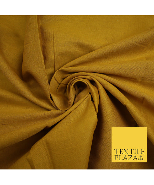 OCHRE - Full Voile 100% COTTON RUBIA Fabric Turban Sikh Dastaar Pagh Patka 3M - 5M - 6M - 7M 8072