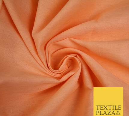 PEACH 2 - Full Voile 100% COTTON RUBIA Fabric Turban Sikh Dastaar Pagh Patka 3M - 5M - 6M - 7M 8169