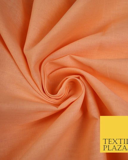 PEACH 2 - Full Voile 100% COTTON RUBIA Fabric Turban Sikh Dastaar Pagh Patka 3M - 5M - 6M - 7M 8169