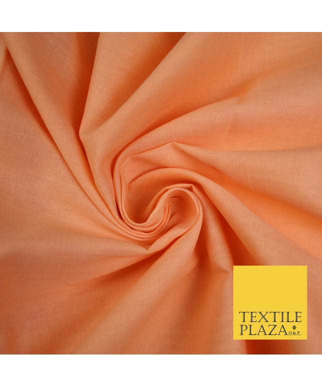 PEACH 2 - Full Voile 100% COTTON RUBIA Fabric Turban Sikh Dastaar Pagh Patka 3M - 5M - 6M - 7M 8169
