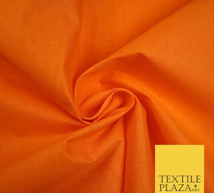 ORANGE 2 - Full Voile 100% COTTON RUBIA Fabric Turban Sikh Dastaar Pagh Patka 3M - 5M - 6M - 7M 8078
