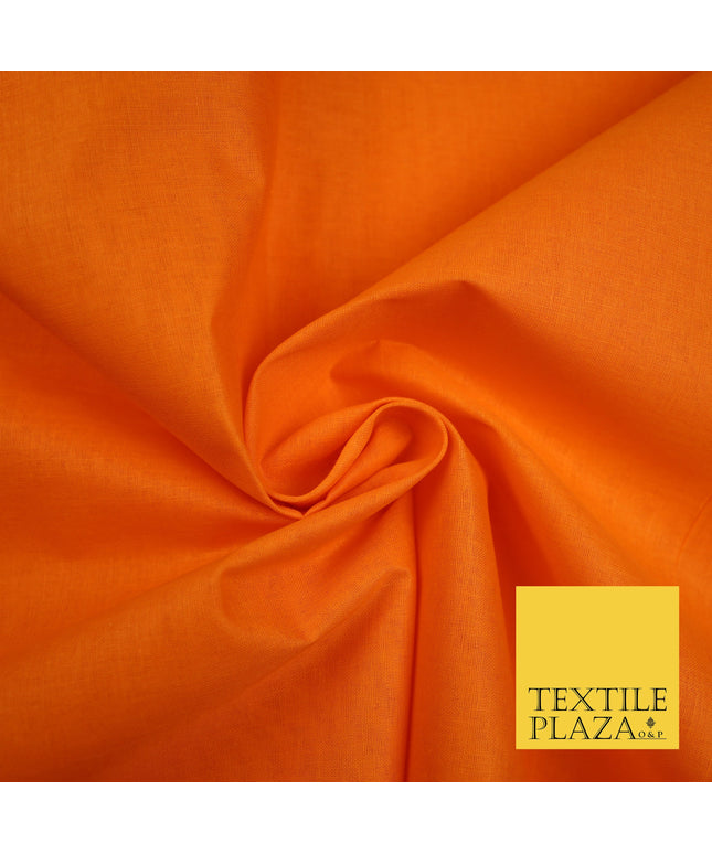 ORANGE 2 - Full Voile 100% COTTON RUBIA Fabric Turban Sikh Dastaar Pagh Patka 3M - 5M - 6M - 7M 8078