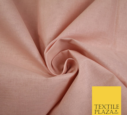 PEACH - Full Voile 100% COTTON RUBIA Fabric Turban Sikh Dastaar Pagh Patka 3M - 5M - 6M - 7M 8106