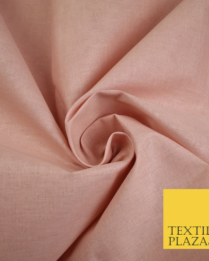 PEACH - Full Voile 100% COTTON RUBIA Fabric Turban Sikh Dastaar Pagh Patka 3M - 5M - 6M - 7M 8106