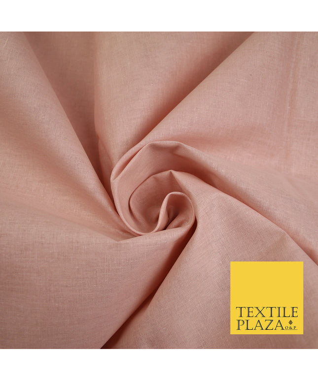 PEACH - Full Voile 100% COTTON RUBIA Fabric Turban Sikh Dastaar Pagh Patka 3M - 5M - 6M - 7M 8106