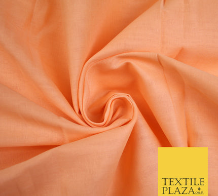 PEACH 3 - Full Voile 100% COTTON RUBIA Fabric Turban Sikh Dastaar Pagh Patka 3M - 5M - 6M - 7M 8170