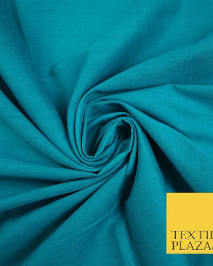 PEACOCK - Full Voile 100% COTTON RUBIA Fabric Turban Sikh Dastaar Pagh Patka 3M - 5M - 6M - 7M 8129