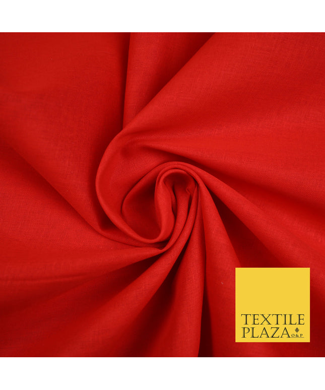 RED - Full Voile 100% COTTON RUBIA Fabric Turban Sikh Dastaar Pagh Patka 3M - 5M - 6M - 7M 8083