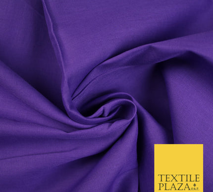 PURPLE 2 - Full Voile 100% COTTON RUBIA Fabric Turban Sikh Dastaar Pagh Patka 3M - 5M - 6M - 7M 8114