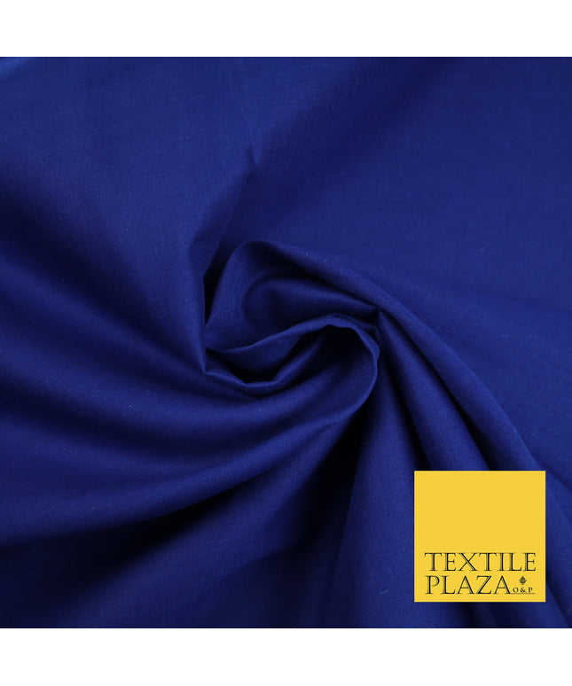 ROYAL BLUE - Full Voile 100% COTTON RUBIA Fabric Turban Sikh Dastaar Pagh Patka 3M - 5M - 6M - 7M 8122