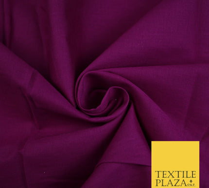 SANGRIA PURPLE - Full Voile 100% COTTON RUBIA Fabric Turban Sikh Dastaar Pagh Patka 3M - 5M - 6M - 7M 8111