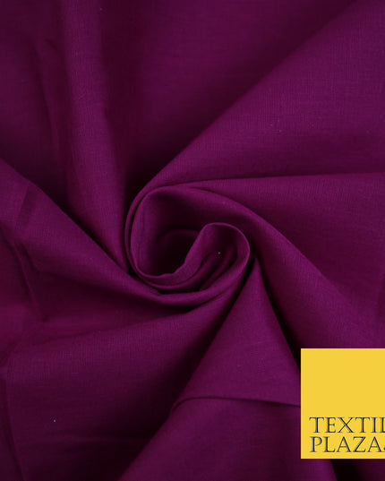 SANGRIA PURPLE - Full Voile 100% COTTON RUBIA Fabric Turban Sikh Dastaar Pagh Patka 3M - 5M - 6M - 7M 8111