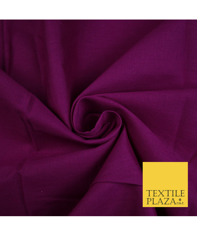 SANGRIA PURPLE - Full Voile 100% COTTON RUBIA Fabric Turban Sikh Dastaar Pagh Patka 3M - 5M - 6M - 7M 8111