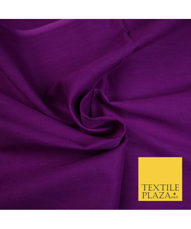 VIOLET - Full Voile 100% COTTON RUBIA Fabric Turban Sikh Dastaar Pagh Patka 3M - 5M - 6M - 7M 8110