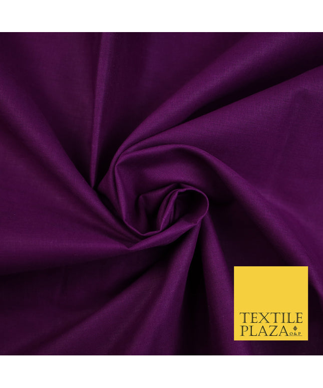 VIOLET 2 - Full Voile 100% COTTON RUBIA Fabric Turban Sikh Dastaar Pagh Patka 3M - 5M - 6M - 7M 8112