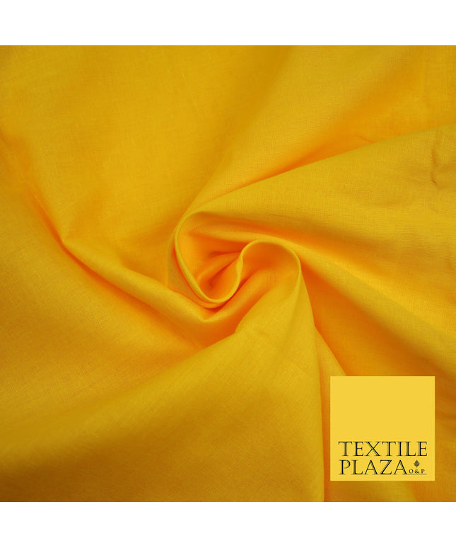 YELLOW - Full Voile 100% COTTON RUBIA Fabric Turban Sikh Dastaar Pagh Patka 3M - 5M - 6M - 7M 8073