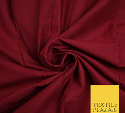 WINE BURGUNDY - Full Voile 100% COTTON RUBIA Fabric Turban Sikh Dastaar Pagh Patka 3M - 5M - 6M - 7M 8090