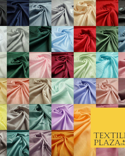 OVER 35 COLOURS - Premium Soft Smooth Shimmer Woven Polyester Dress Fabric 58"