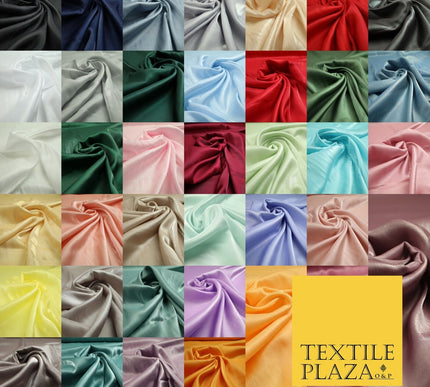 OVER 35 COLOURS - Premium Soft Smooth Shimmer Woven Polyester Dress Fabric 58"