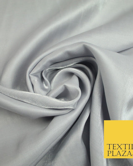 OVER 35 COLOURS - Premium Soft Smooth Shimmer Woven Polyester Dress Fabric 58"
