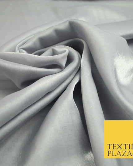 OVER 35 COLOURS - Premium Soft Smooth Shimmer Woven Polyester Dress Fabric 58"
