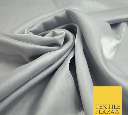 OVER 35 COLOURS - Premium Soft Smooth Shimmer Woven Polyester Dress Fabric 58"