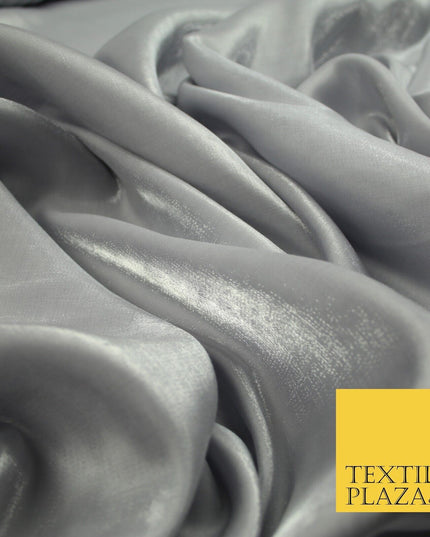 OVER 35 COLOURS - Premium Soft Smooth Shimmer Woven Polyester Dress Fabric 58"