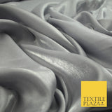 OVER 35 COLOURS - Premium Soft Smooth Shimmer Woven Polyester Dress Fabric 58"