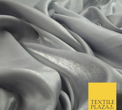 OVER 35 COLOURS - Premium Soft Smooth Shimmer Woven Polyester Dress Fabric 58"