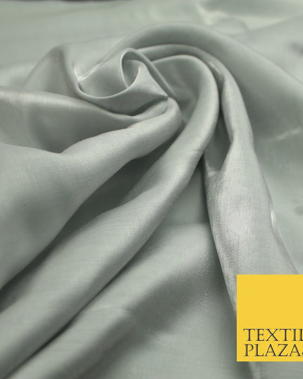 OVER 35 COLOURS - Premium Soft Smooth Shimmer Woven Polyester Dress Fabric 58"