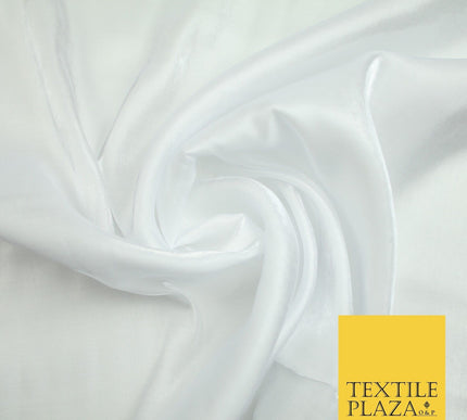 OVER 35 COLOURS - Premium Soft Smooth Shimmer Woven Polyester Dress Fabric 58"