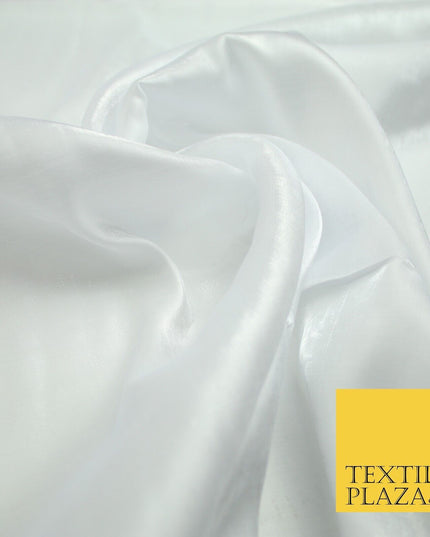 OVER 35 COLOURS - Premium Soft Smooth Shimmer Woven Polyester Dress Fabric 58"