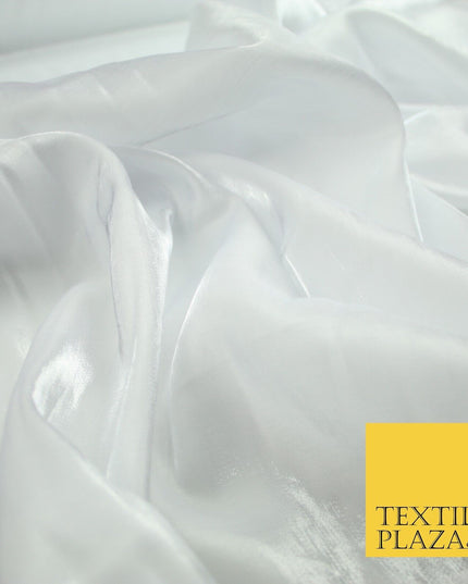 OVER 35 COLOURS - Premium Soft Smooth Shimmer Woven Polyester Dress Fabric 58"