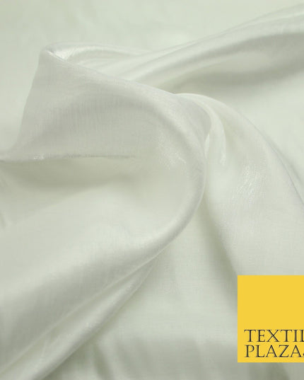 OVER 35 COLOURS - Premium Soft Smooth Shimmer Woven Polyester Dress Fabric 58"