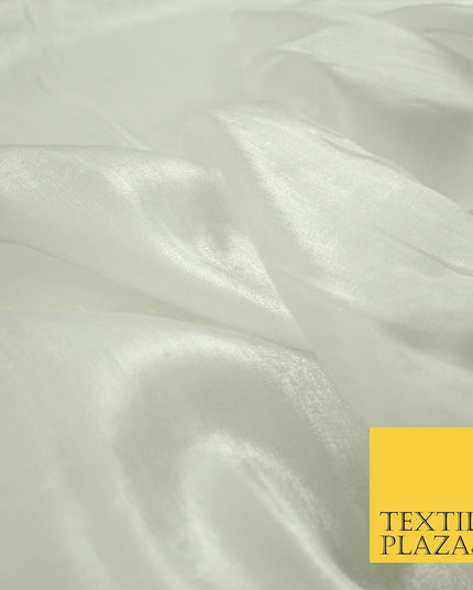 OVER 35 COLOURS - Premium Soft Smooth Shimmer Woven Polyester Dress Fabric 58"