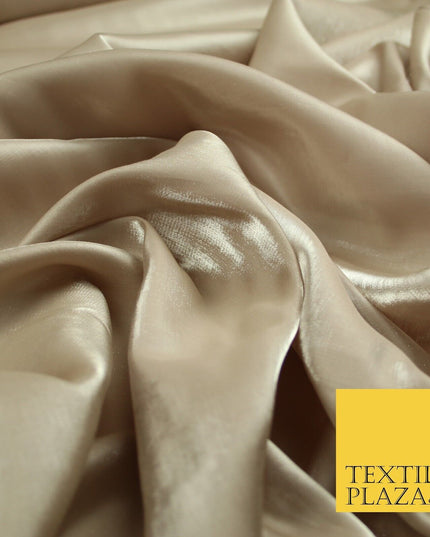 OVER 35 COLOURS - Premium Soft Smooth Shimmer Woven Polyester Dress Fabric 58"