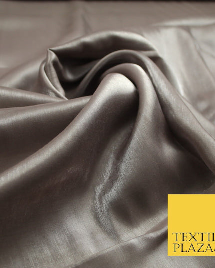 OVER 35 COLOURS - Premium Soft Smooth Shimmer Woven Polyester Dress Fabric 58"