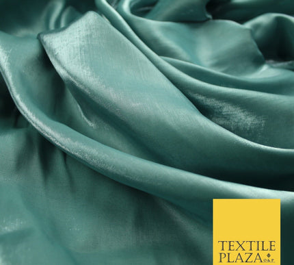 OVER 35 COLOURS - Premium Soft Smooth Shimmer Woven Polyester Dress Fabric 58"