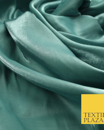 OVER 35 COLOURS - Premium Soft Smooth Shimmer Woven Polyester Dress Fabric 58"
