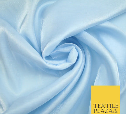 OVER 35 COLOURS - Premium Soft Smooth Shimmer Woven Polyester Dress Fabric 58"